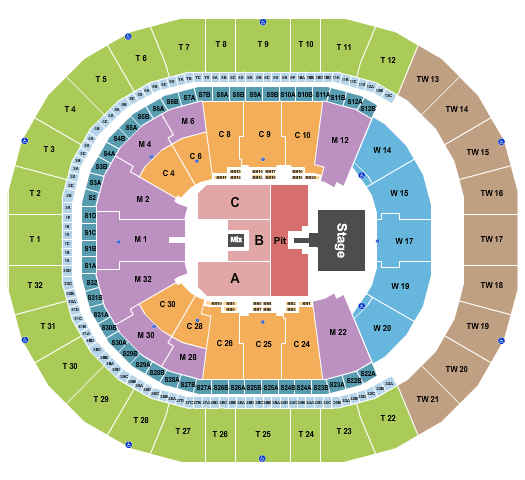 Intuit Dome Keith Urban Seating Chart